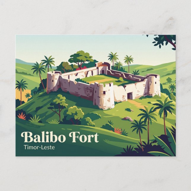 Carte Postale Fort Balibo Timor-Leste (Devant)