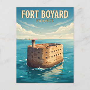 Carte Postale Fort Boyard et Île d'Aix France