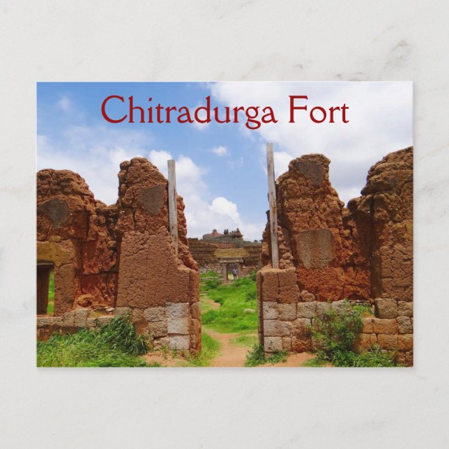 Carte Postale Fort de Chitradurga, Karnataka, Inde (Devant)