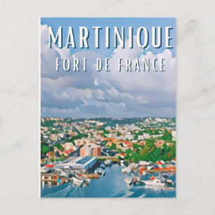 Carte Postale Fort de France Photo Vintage