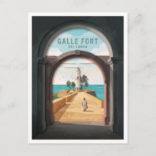 Carte Postale Fort de Galle Sri Lanka
