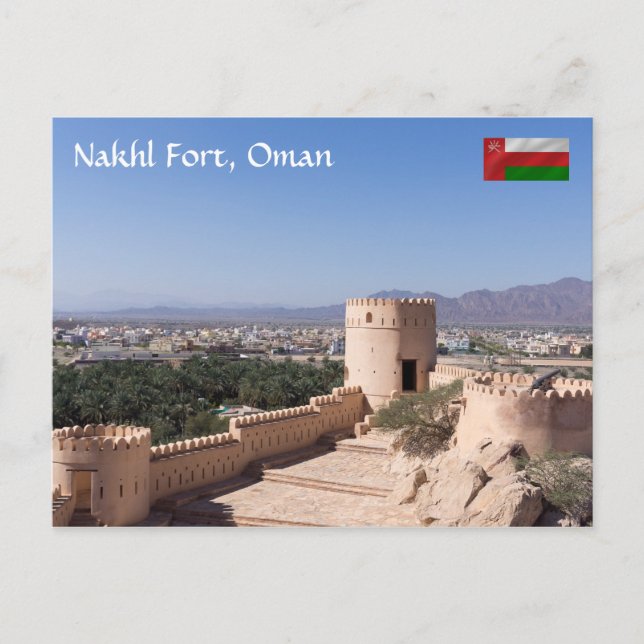 Carte Postale Fort de Nakhl, Oman (Devant)