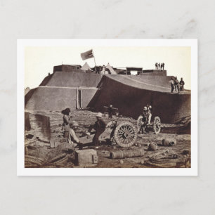 Carte Postale Fort de Pehlang, 1860 (en argent albumen)