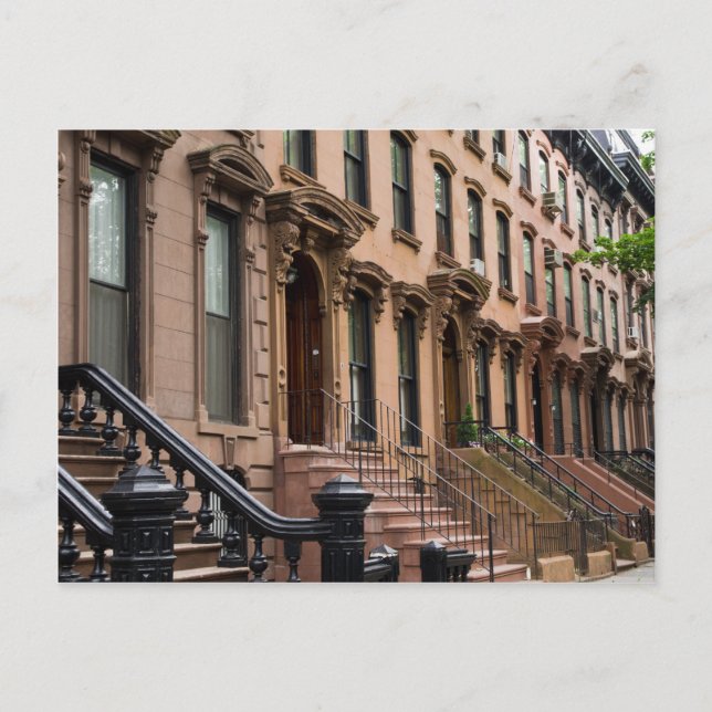 Carte postale Fort Greene Brownstones (Devant)