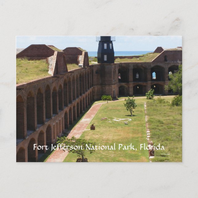 Carte Postale Fort Jefferson (Devant)