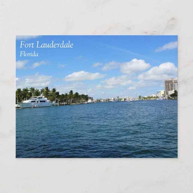 Carte Postale Fort Lauderdale, Floride (Devant)