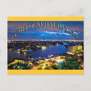 Carte Postale Fort Lauderdale, Floride, États-Unis