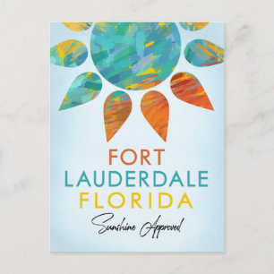 Carte Postale Fort Lauderdale Floride Sunshine Travel