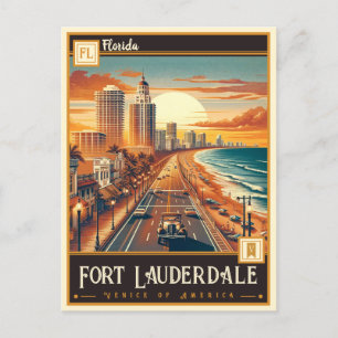 Carte Postale Fort Lauderdale, Floride   VINTAGE
