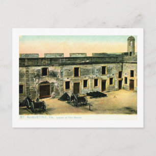 Carte Postale Fort Marion, St. Augustine, Floride Vintage