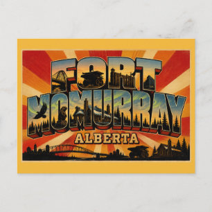 Carte Postale Fort McMurray Alberta Esprit Nordique