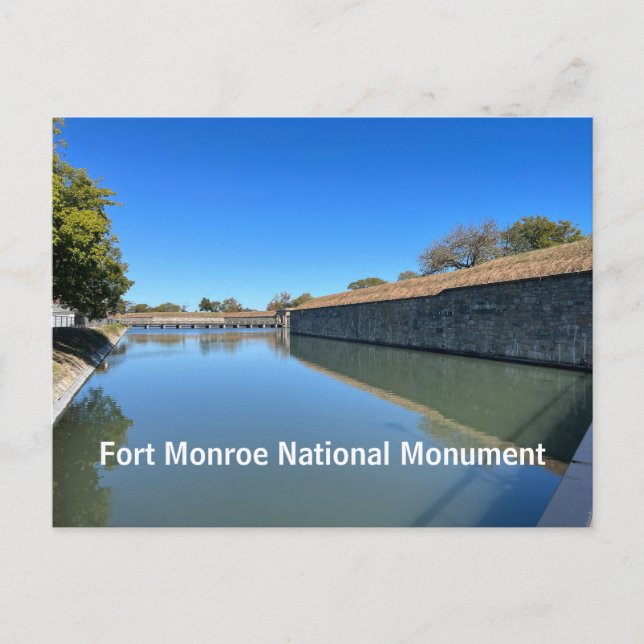 Carte Postale Fort Monroe, Virginie (Devant)