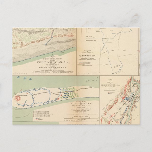 Carte Postale Fort Morgan, Ala (Devant)