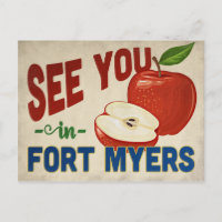 Fort Myers Florida Apple - Vintage voyage