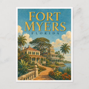 Carte Postale Fort Myers Floride GeoSaga