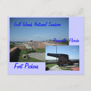 Carte Postale Fort Pickens, Pensacola, Fl...