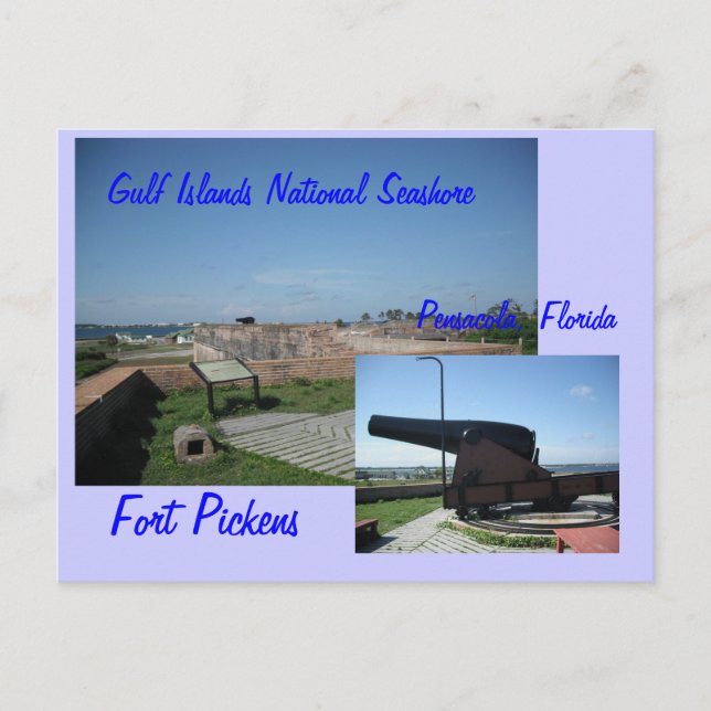 Carte Postale Fort Pickens, Pensacola, Fl... (Devant)