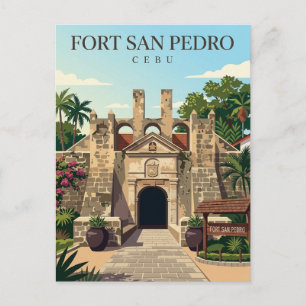 Carte Postale Fort San Pedro Philippines
