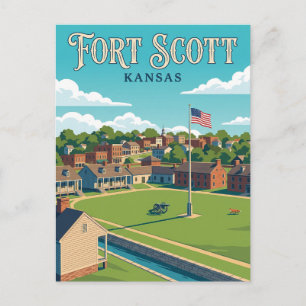 Carte Postale Fort Scott Kansas