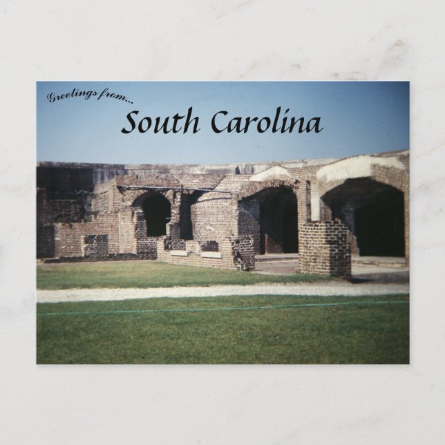 Carte Postale Fort Sumter Caroline du Sud (Devant)