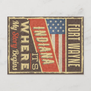 Carte Postale Fort Wayne Indiana