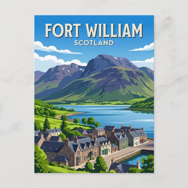 Carte Postale Fort William Écosse (Devant)