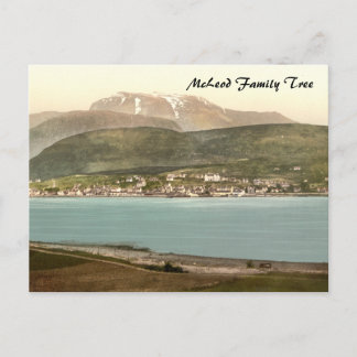 Carte Postale Fort William et Ben Nevis, Inverness, Écosse