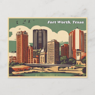 Carte Postale Fort Worth Texas