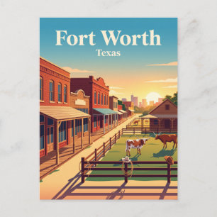 Carte Postale Fort Worth, Texas