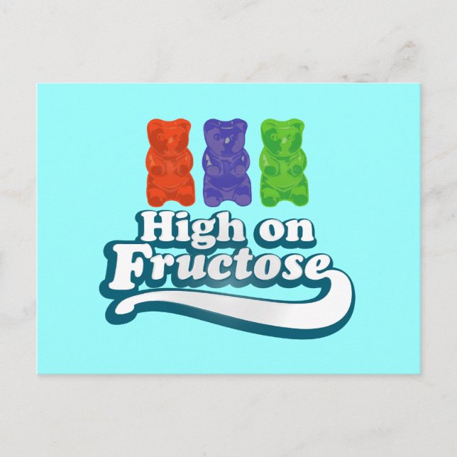 Carte Postale Forte sur le fructose (Devant)