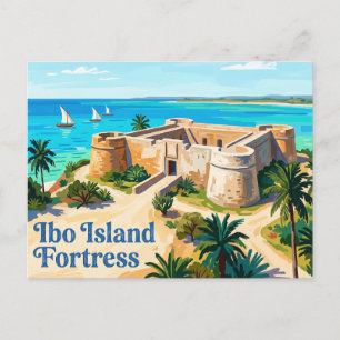 Carte Postale Forteresse de l'île d'Ibo Mozambique