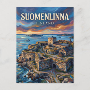 Carte Postale Forteresse maritime de Suomenlinna Finlande