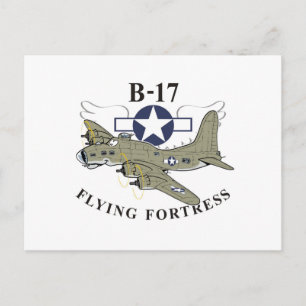Carte Postale Forteresse volante B-17