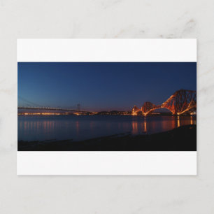 Carte Postale Forth Bridges at Night