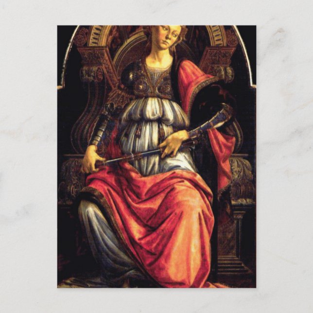 Carte Postale Fortitude par Sandro Botticelli (Devant)