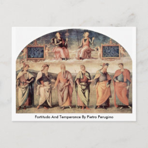 Carte Postale Fortitudo Et Température Par Pietro Perugino