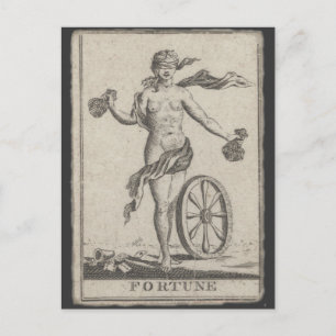Carte Postale Fortune Telling Card, Antique Tarot