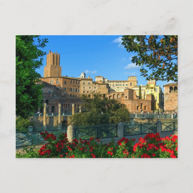 Carte Postale Forum de Trajan, Traiani, Roma, Italie (Devant)