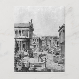Carte Postale Forum romain de l'Antiquité, 1914