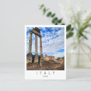 Carte Postale Forum Romain, Rome, Italie