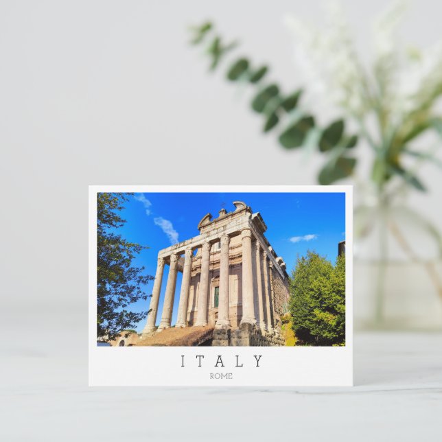 Carte Postale Forum Romain, Rome, Italie (Debout devant)