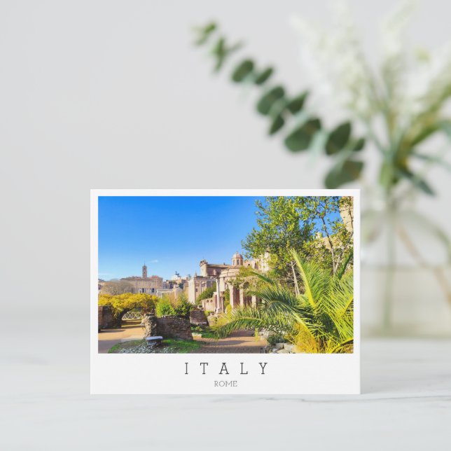 Carte Postale Forum Romanum, Rome, Italie (Debout devant)
