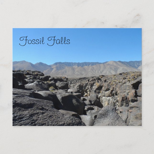Carte Postale Fossil Falls, Californie (Devant)
