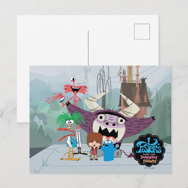 Carte Postale Foster's Home for Imaginary Friends | Bienvenue (Devant / Derrière)