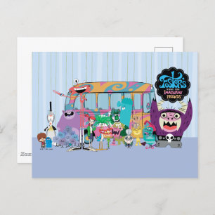 Carte Postale Foster's Home for Imaginary Friends   Bus scolaire