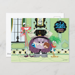 Carte Postale Foster's Home for Imaginary Friends Groupe Hug
