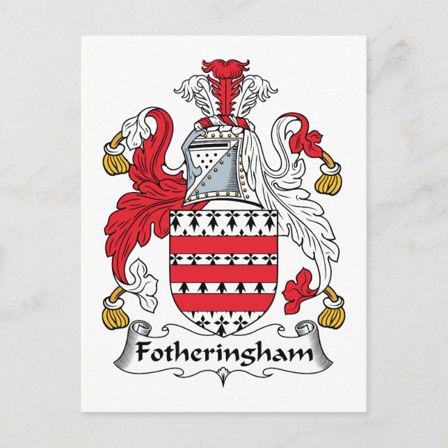 Carte Postale Fotheringham Family Crest (Devant)