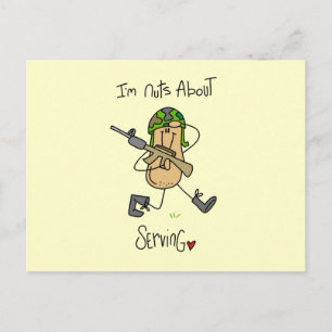 Carte Postale Fou de Servir T-shirts et Cadeaux