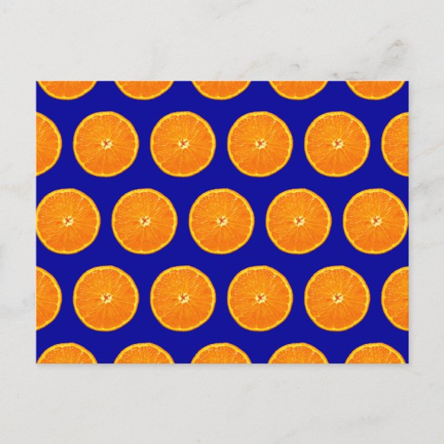 Carte Postale Fou sur Clementines - Bleu (Devant)