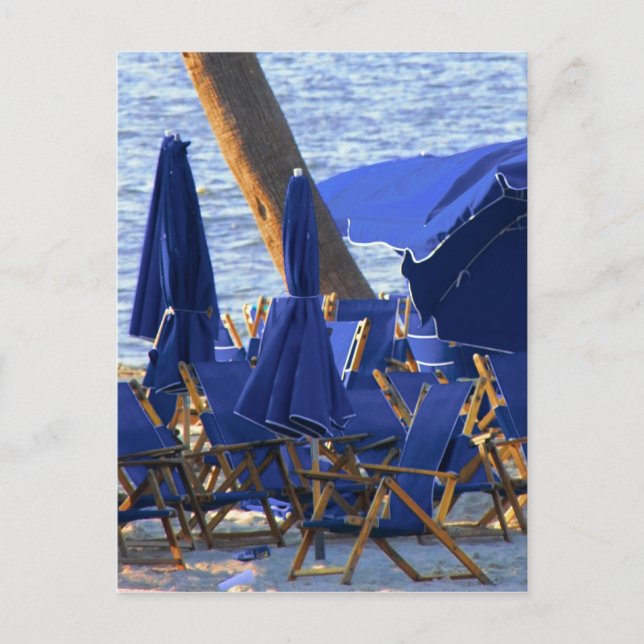 Carte Postale Foule de la plage par Leslie Peppers (Devant)